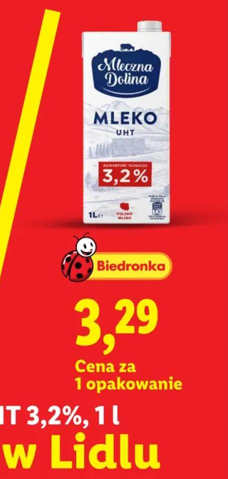 Mleko UHT 3,2% Mleczna Dolina