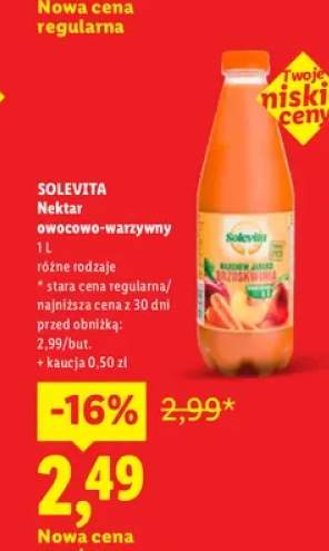 Nektar owocowo-warzywny Solevita