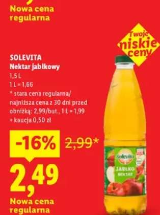 Nektar jabłkowy Solevita