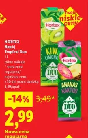 Napój Tropical Duo Hortex