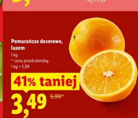 Pomarańcze deserowe luzem