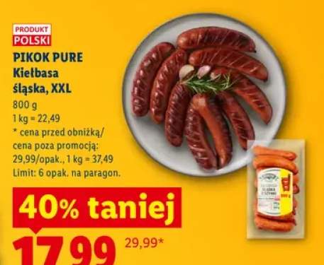 Kiełbasa śląska Pikok Pure