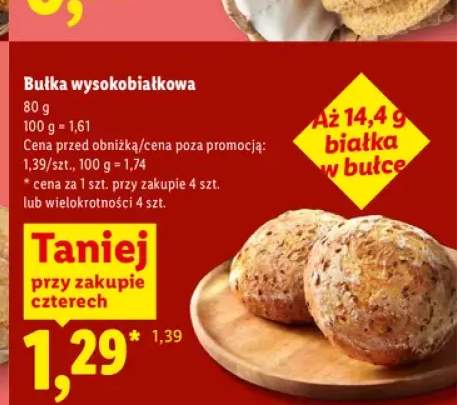 Bułka wysokobiałkowa