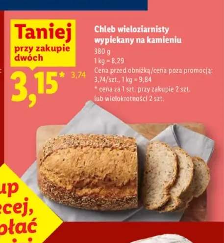 Chleb wieloziarnisty wypiekany na kamieniu