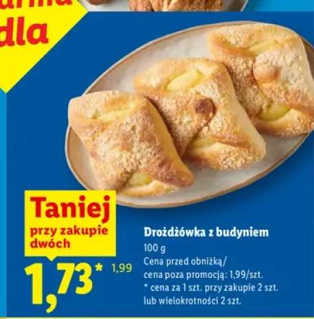 Drożdżówka z budyniem