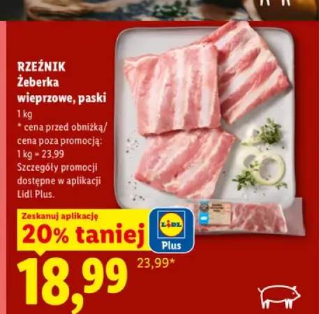 Żeberka wieprzowe paski Rzeźnik