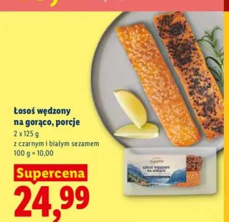 Łosoś wędzony na gorąco porcje