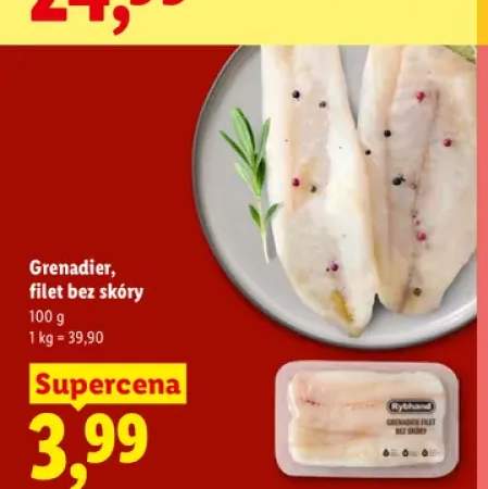 Grenadier filet bez skóry Rybhand