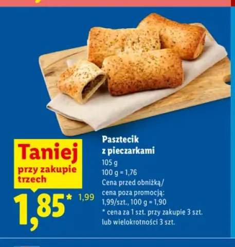 Pasztecik z pieczarkami
