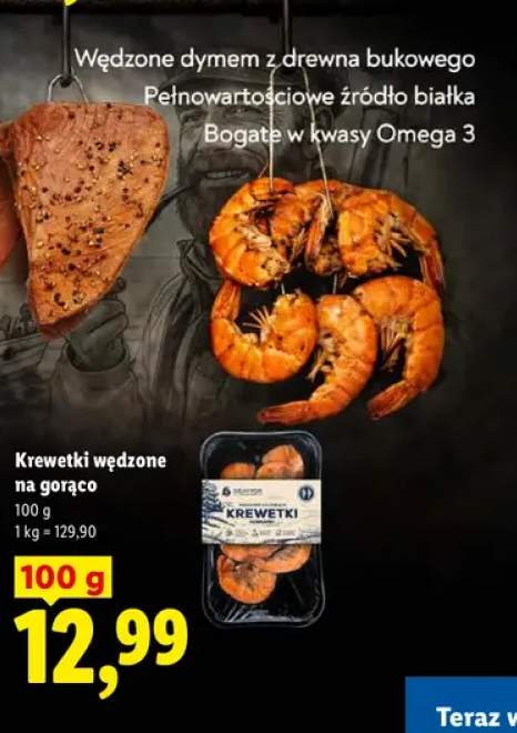 Krewetki wędzone na gorąco Seamor