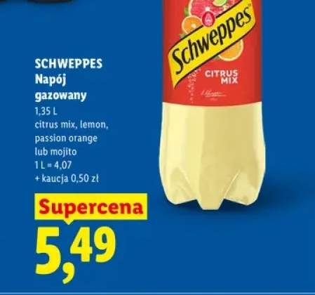 Napój gazowany Schweppes Citrus Mix +3 warianty