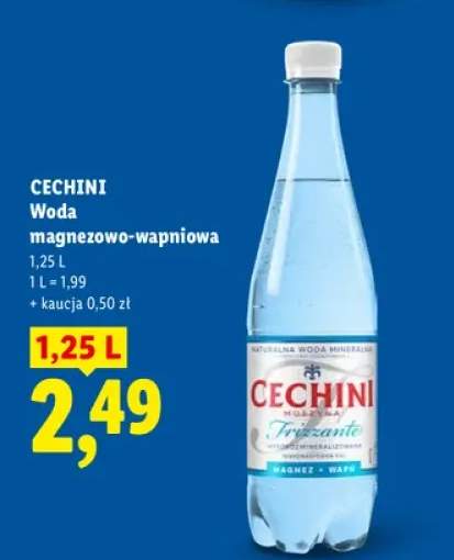 Woda magnezowo-wapniowa Cechini Frizzante