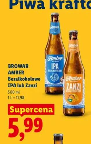 Piwo bezalkoholowe Browar Amber IPA +1 wariant