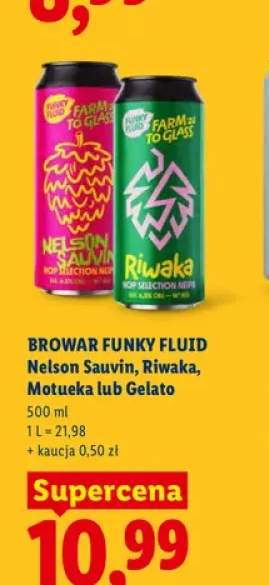Piwo Funky Fluid Nelson Sauvin +3 warianty