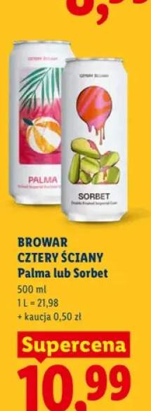 Piwo Cztery Ściany Sorbet +1 wariant