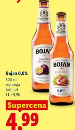 Piwo bezalkoholowe Bojan marakuja +1 wariant