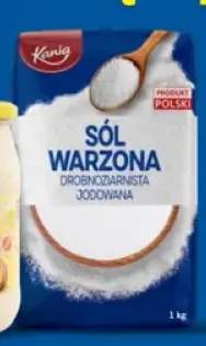 Sól warzona drobnoziarnista jodowana Kania