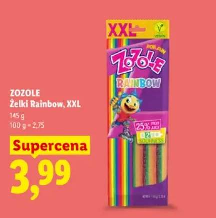 Żelki Rainbow Zozole XXL