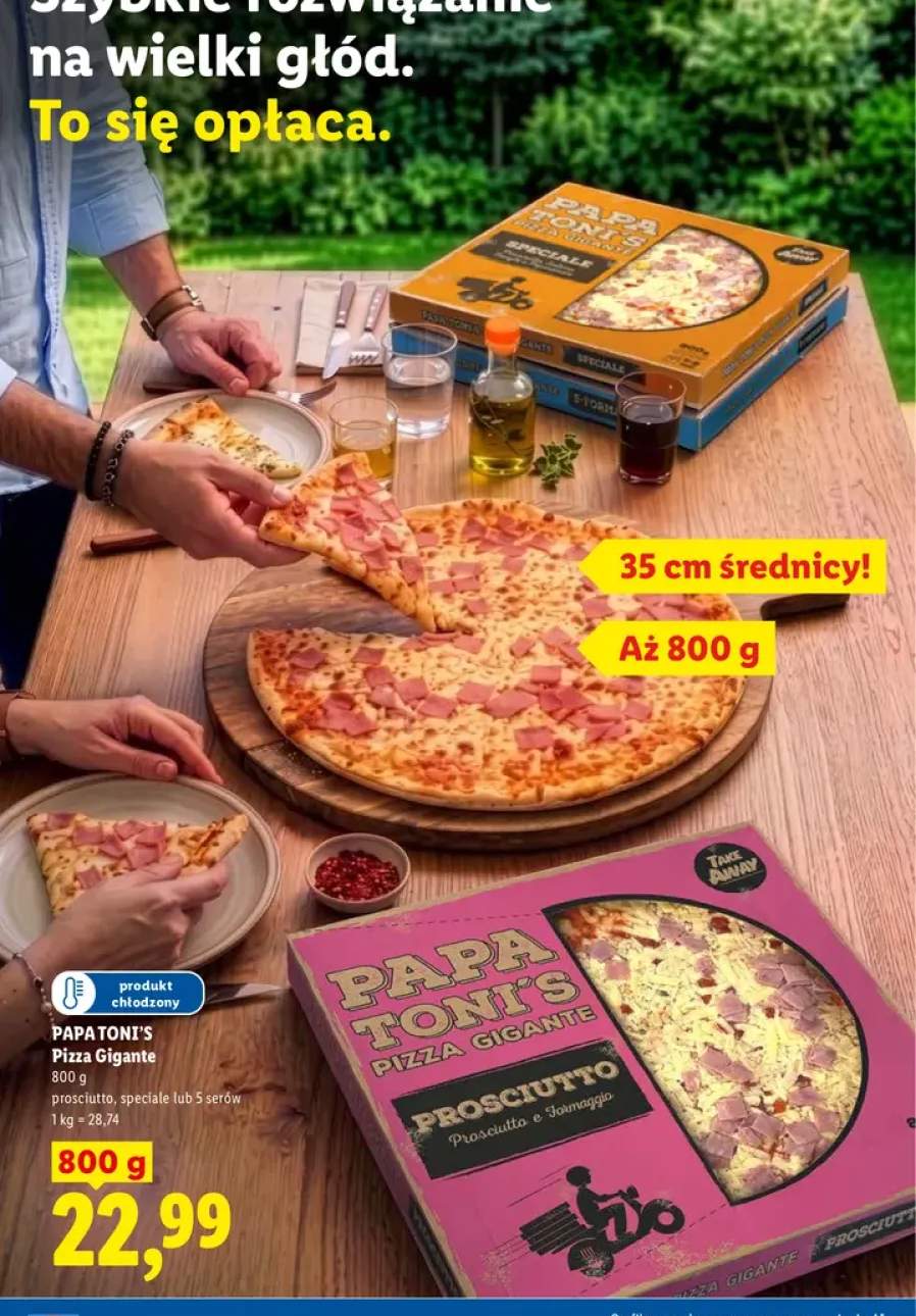 Pizza Papa Toni's Pizza Gigante Prosciutto +2 warianty