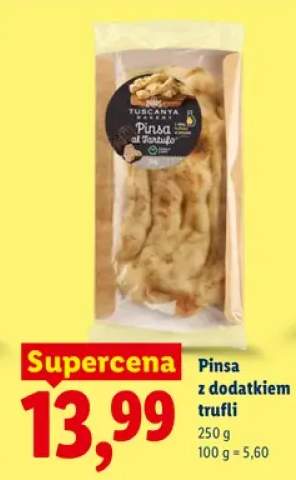 Pinsa z dodatkiem trufli Tuscanya Bakery