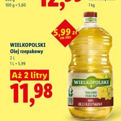 Olej rzepakowy Wielkopolski