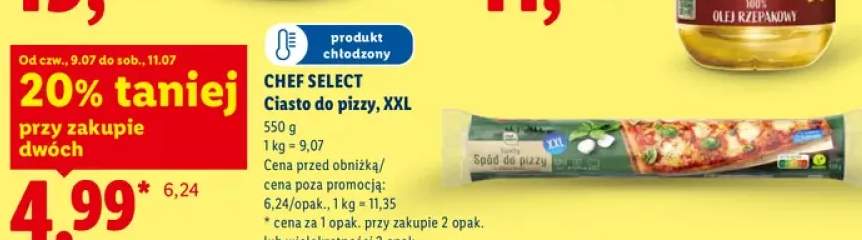 Ciasto do pizzy Chef Select XXL