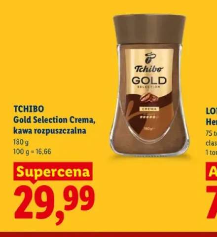 Kawa rozpuszczalna Tchibo Gold Selection Crema