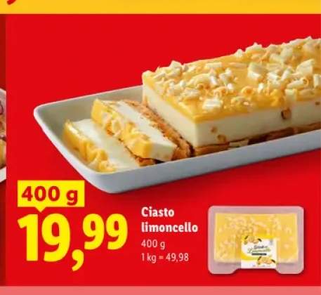 Ciasto limoncello