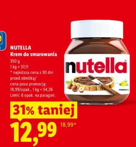 Krem do smarowania Nutella