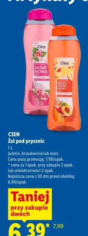 Żel pod prysznic Cien Jaśminowa Aura +2 warianty