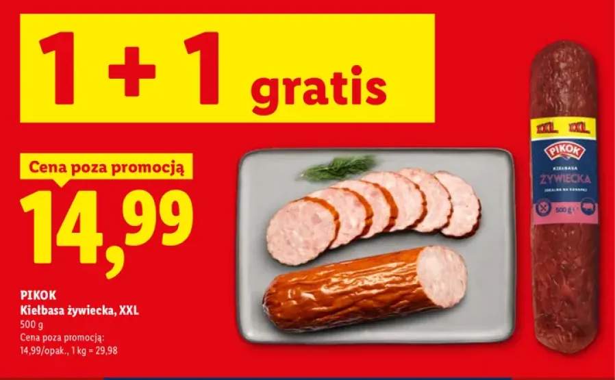 Kiełbasa żywiecka Pikok XXL