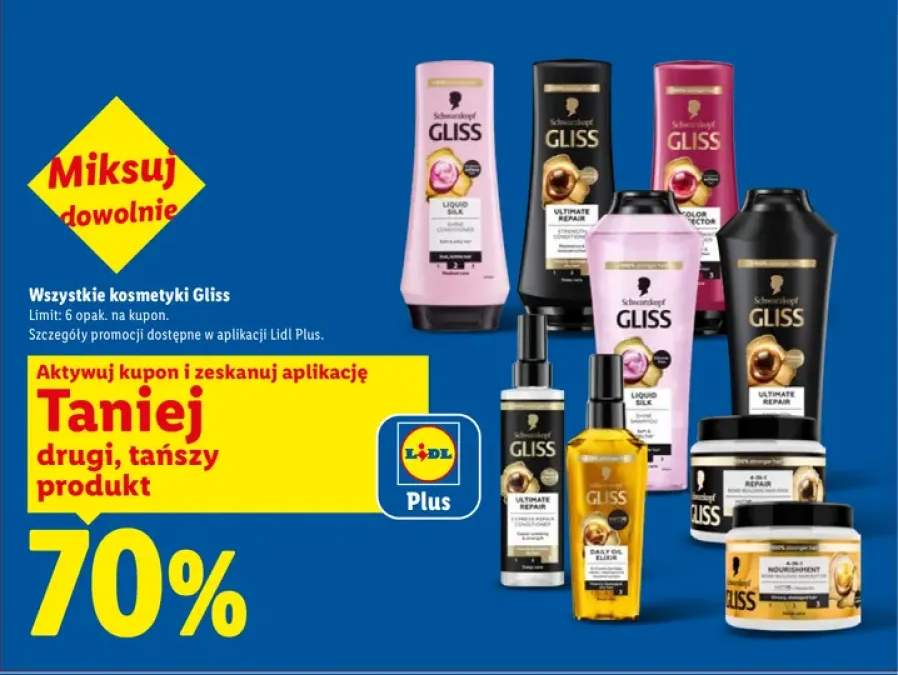 Szampon do włosów Schwarzkopf Gliss Liquid Silk +5 wariantów