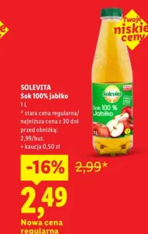 Sok 100% jabłko Solevita