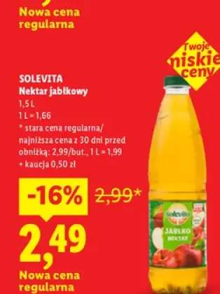 Nektar jabłkowy Solevita
