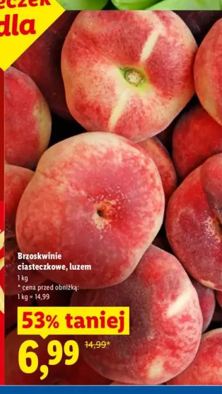 Brzoskwinie ciasteczkowe luzem