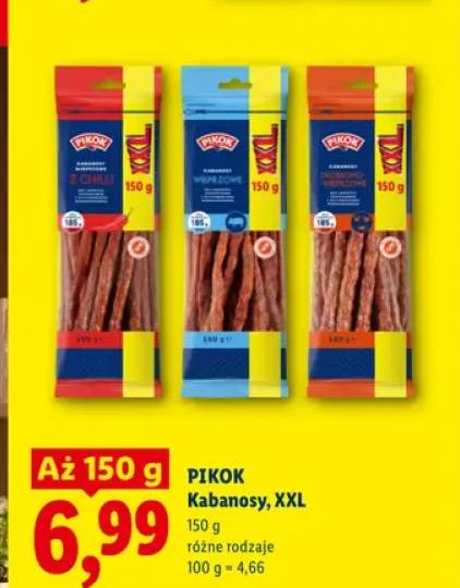 Kabanosy wieprzowe z chilli Pikok XXL +2 warianty
