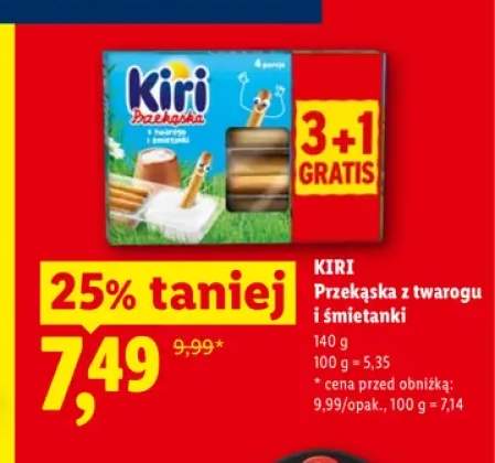 Przekąska z twarogu i śmietanki Kiri