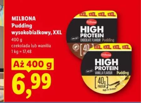 Pudding wysokobiałkowy Milbona High Protein waniliowy XXL +1 wariant