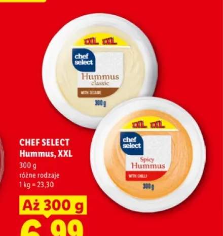 Hummus classic Chef Select XXL +1 wariant