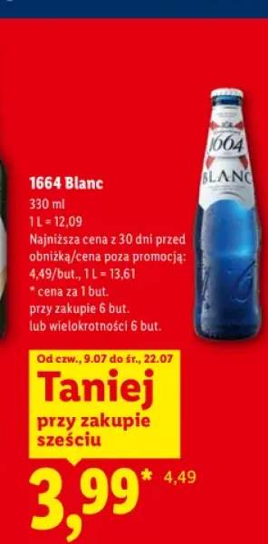 Piwo 1664 Blanc