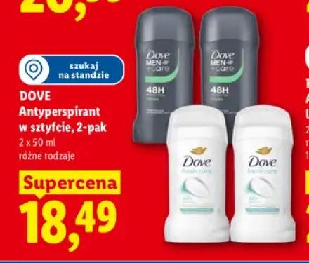 Antyperspirant w sztyfcie Dove Men+Care Clean Comfort 2-pak +1 wariant