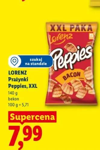 Prażynki bekonowe Lorenz Peppies XXL +1 wariant
