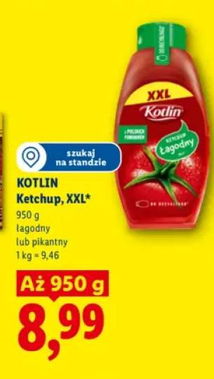 Ketchup łagodny Kotlin XXL +1 wariant
