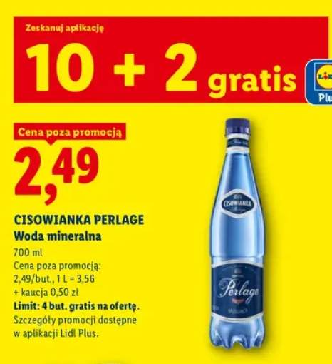 Woda mineralna Cisowianka Perlage