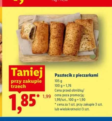 Pasztecik z pieczarkami Piekarnia Lidla