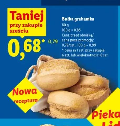 Bułka grahamka Piekarnia Lidla