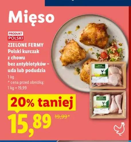 Polski kurczak z chowu bez antybiotyków - uda Zielone Fermy +1 wariant