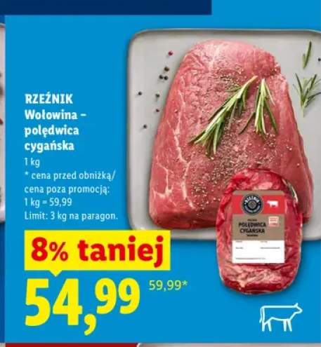 Wołowina - polędwica cygańska Rzeźnik