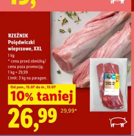 Polędwiczki wieprzowe XXL Rzeźnik