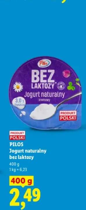 Jogurt naturalny bez laktozy Pilos